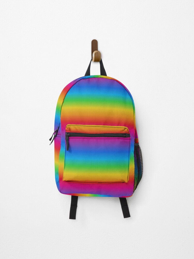 Thumbnail 1 of 3, Backpack, Rainbow Parallel Galaxy designed and sold by ReesDesigns.