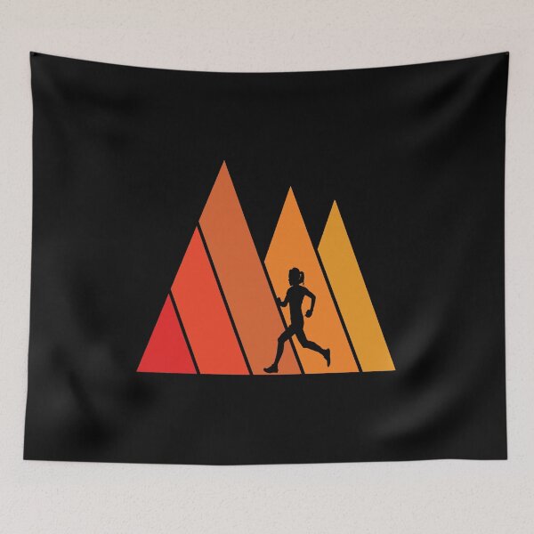 Item preview, Mountain Running - Woman Runner  designed and sold by HeatherPore.