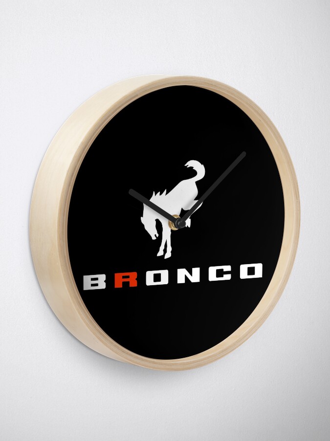 "BEST TO BUY Ford Bronco" Clock by shakopegaz Redbubble