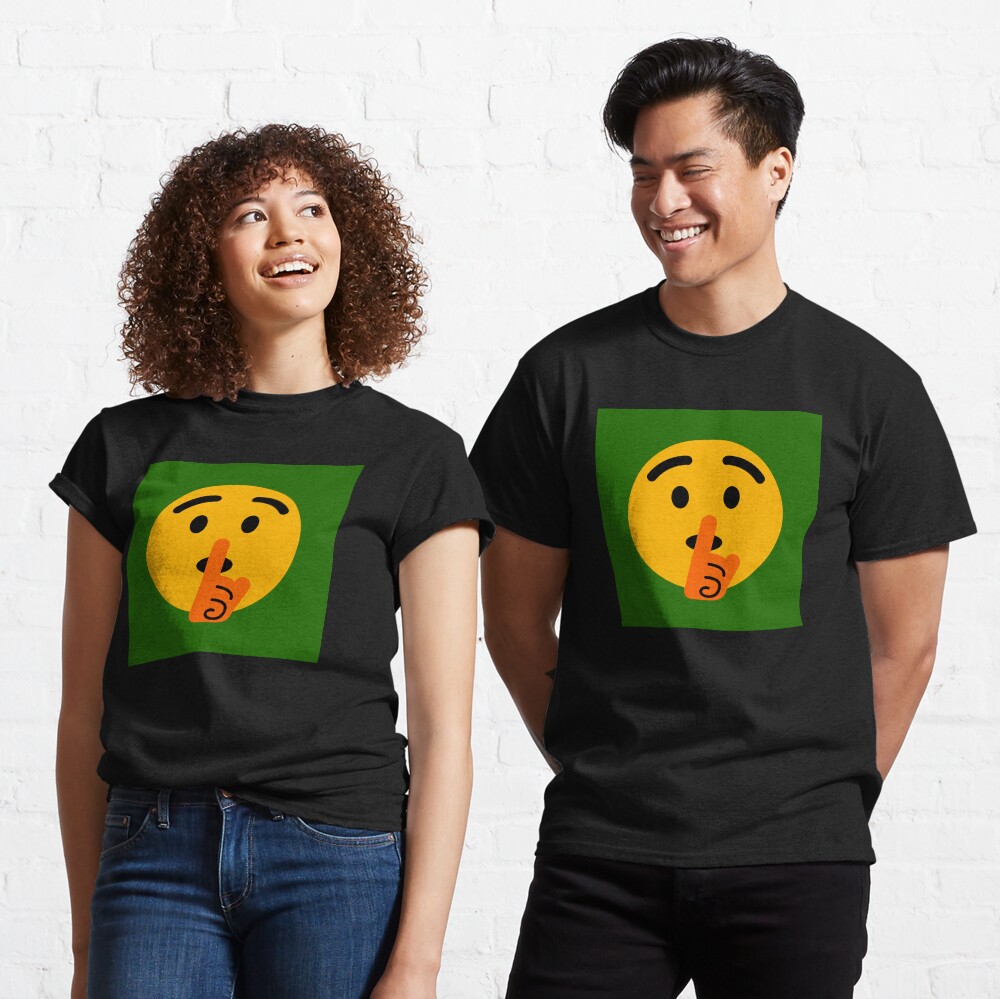 Shush Cursed Emoji Sticker for Sale by pepecharls