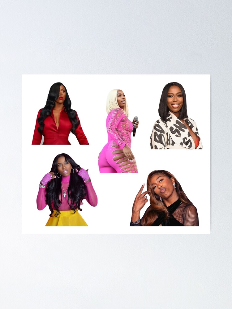 Kash Doll Sticker Pack - Birthday Christmas Age Merch Fan Art Cute Meme Funny Songs Album Cover Lyrics Quotes CD Love 2020 Poster T-Shirt Decor Aesthetic Outfits Video Makeup Hoodie Rapper Boyfriend "