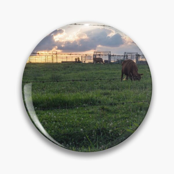 Item preview, Sunset Over The Cattle Farm designed and sold by mljdwhite.