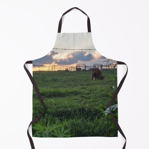 Item preview, Sunset Over The Cattle Farm designed and sold by mljdwhite.