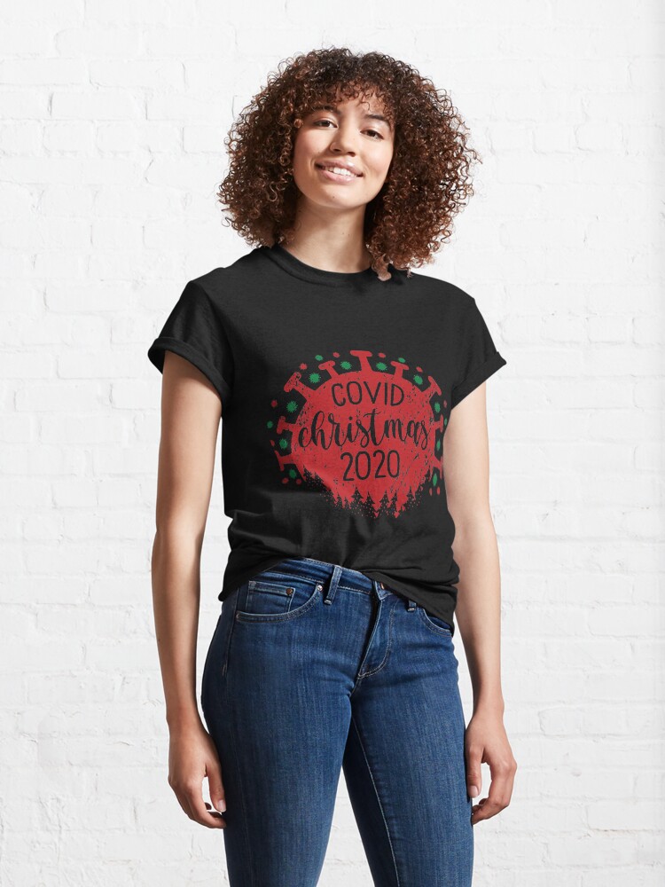 Alternate view of Funny Covid Christmas 2020 Merry Virus Classic T-Shirt