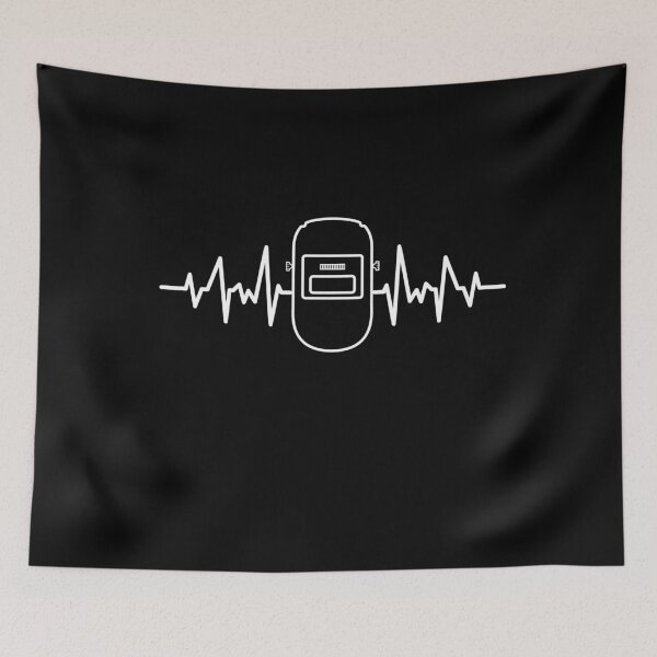 Item preview, Welder Helmet Heart Rate designed and sold by Millenial Designs.