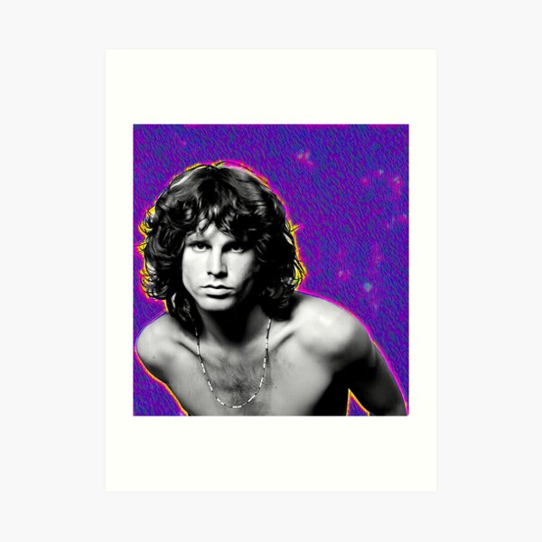Jim Morrison Portrait Art Art Print
