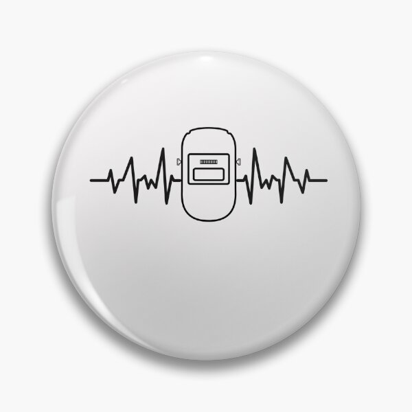 Item preview,  Welder Helmet Heart Rate (Black) designed and sold by Millenial Designs.