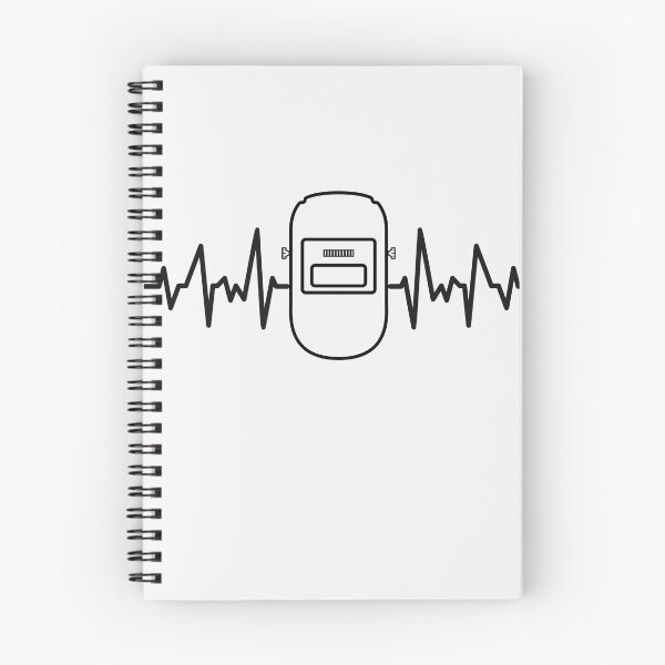 Item preview, Welder Helmet Heart Rate (Black) designed and sold by Millenial Designs.