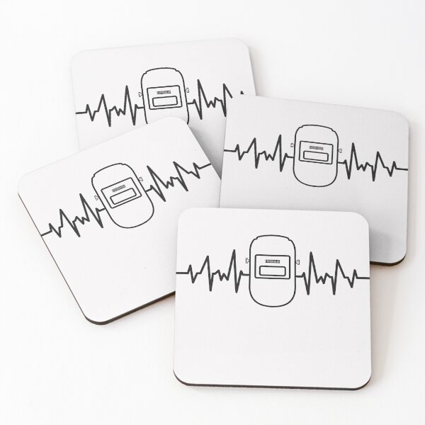 Item preview,  Welder Helmet Heart Rate (Black) designed and sold by Millenial Designs.