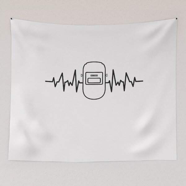 Item preview,  Welder Helmet Heart Rate (Black) designed and sold by Millenial Designs.