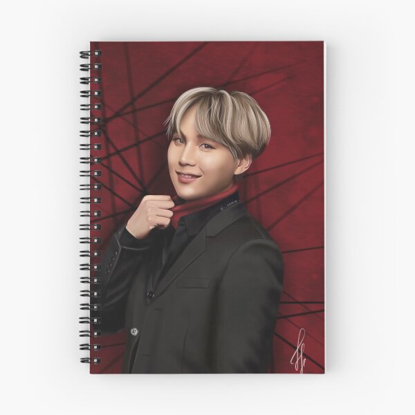 Item preview, Min Yoongi (Suga) Red Art by Arinira designed and sold by AriNira.
