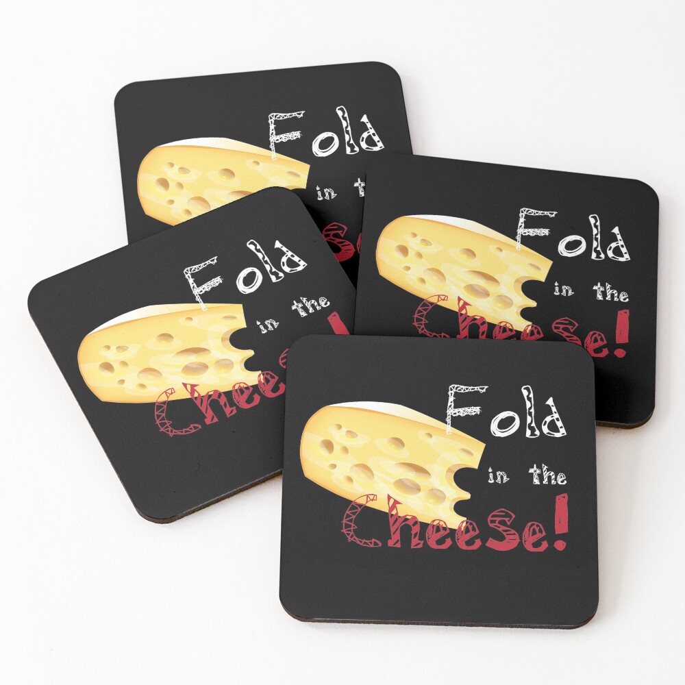 Fold Cheese Coasters (Set of 4)
