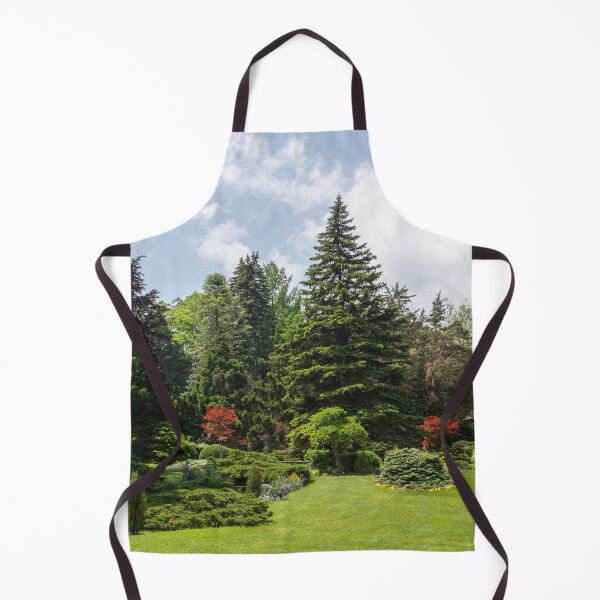 Item preview, Incongruous - Three Bold Red Japanese Maples Among the Spring Greens designed and sold by Georgia Mizuleva.