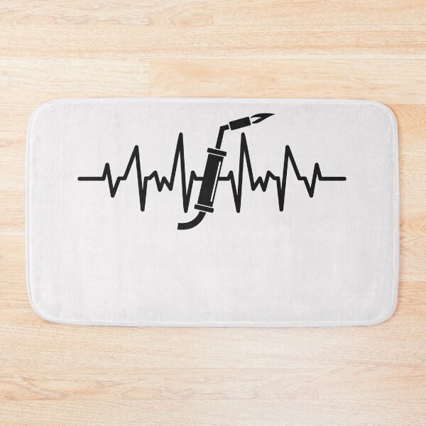 Item preview,  Welder Torch Heart Rate (Black) designed and sold by Millenial Designs.