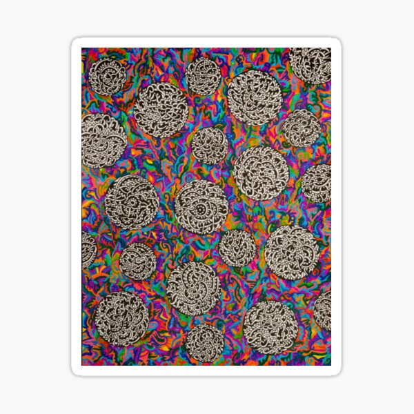 Psychedelic Bubble 2 Sticker