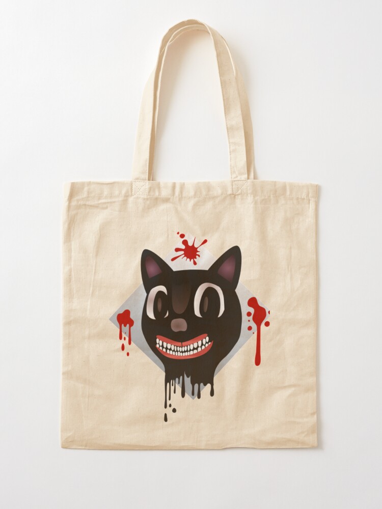 Roblox Cartoon Cat Tote Bag By Andrewazarcon Redbubble - cat in bag roblox