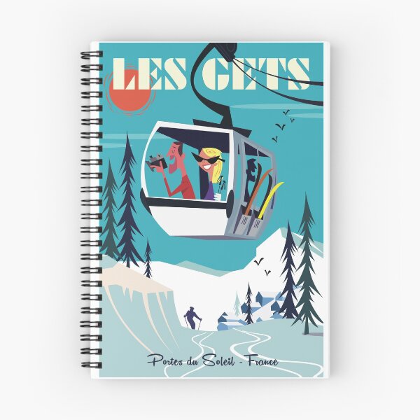 Item preview, Les Gets ski poster designed and sold by GAGodel.
