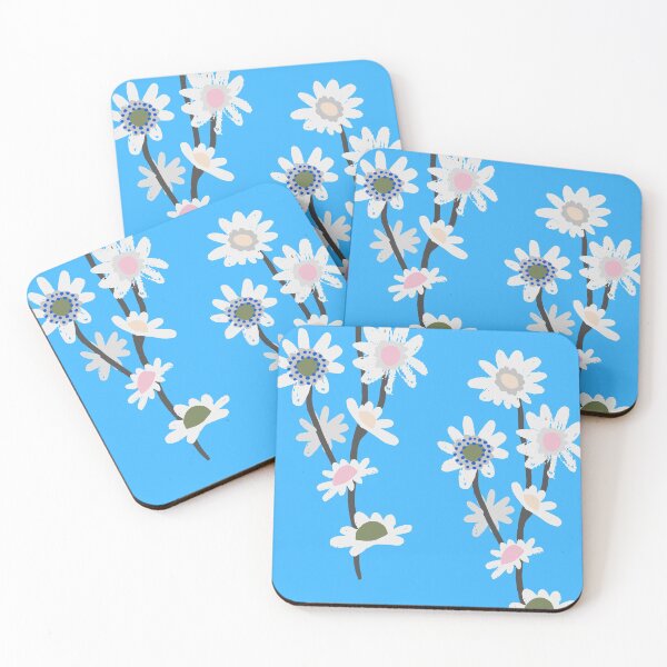 Artikelvorschau, *Flowers on blue* entworfen und verkauft von Berezabella.