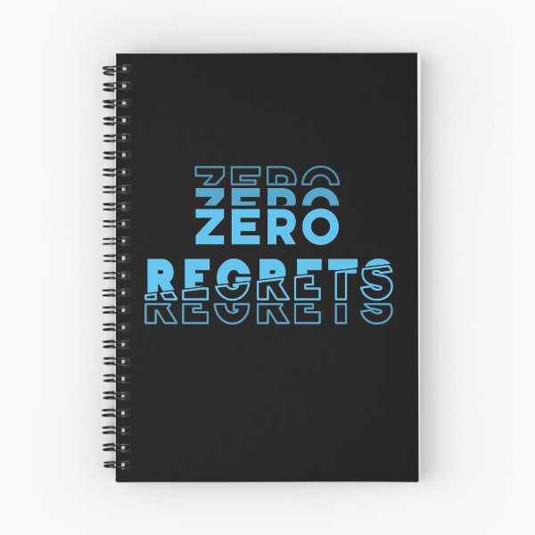 Item preview, Zero Regrets Slogan designed and sold by BasicWear.
