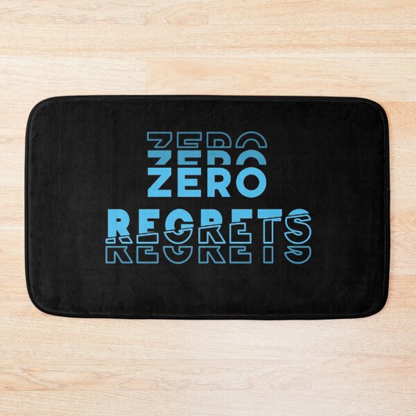 Item preview, Zero Regrets Slogan designed and sold by BasicWear.