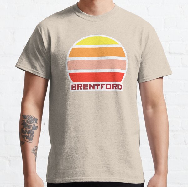 Retro Vintage Sunset Brentford London Souvenir Classic T-Shirt