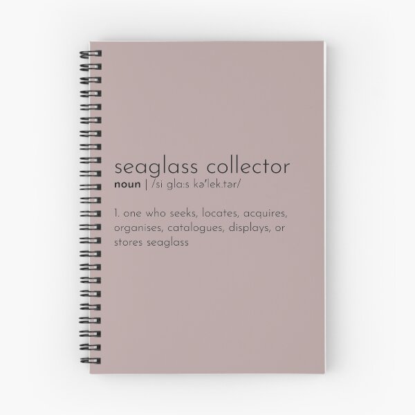 Item preview, Seaglass Collector Definition (black lettering) designed and sold by seaglasshunters.