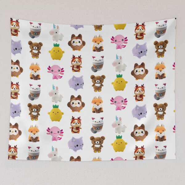 Item preview, Kawaii Plushies Pack designed and sold by stickertopic.