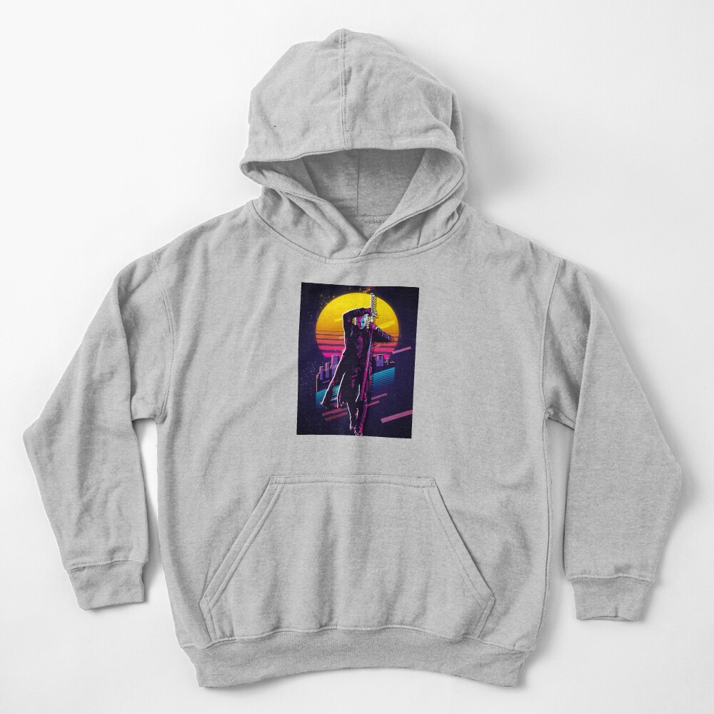 Devil May Cry - Vergil (80s Retro) Kids Pullover Hoodie