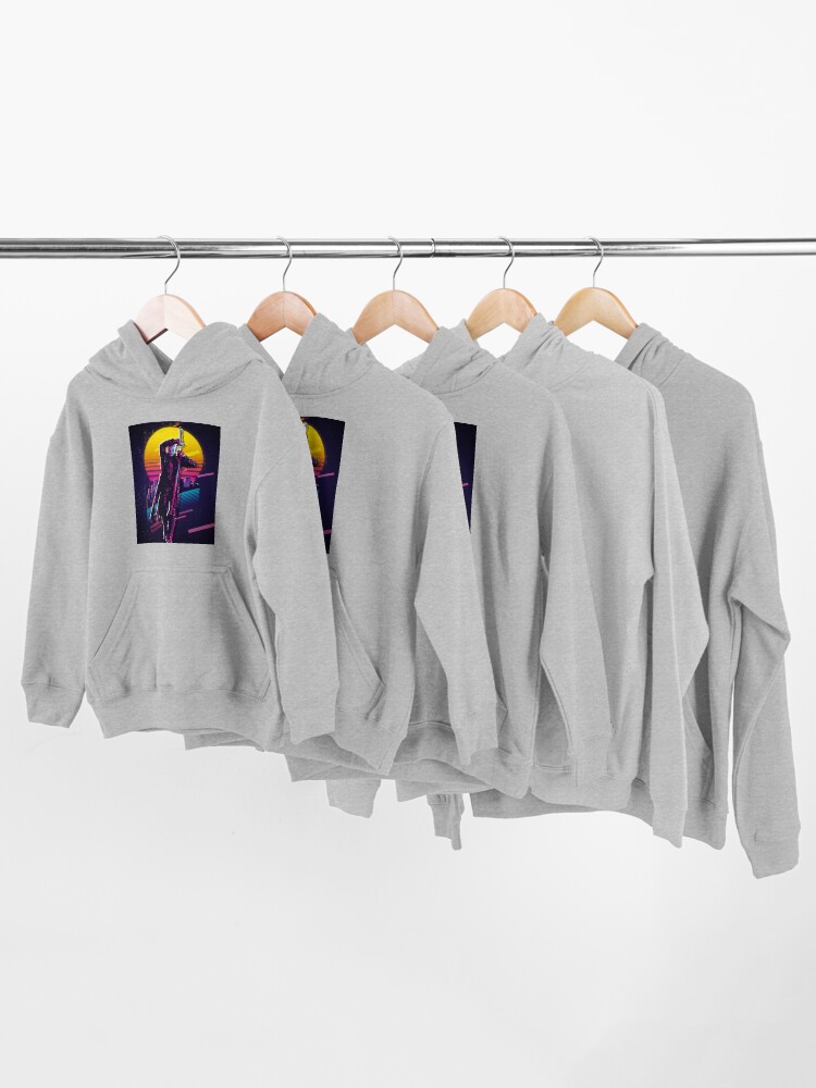 Alternate view of Devil May Cry - Vergil (80s Retro) Kids Pullover Hoodie