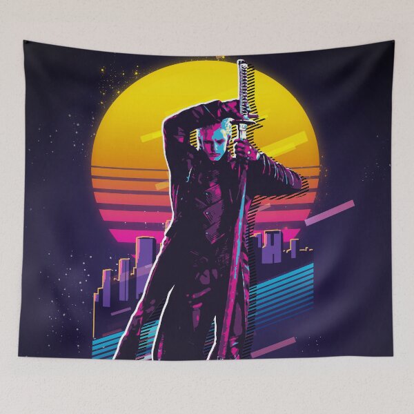 Item preview, Devil May Cry - Vergil (80s Retro) designed and sold by MyRetroArt.