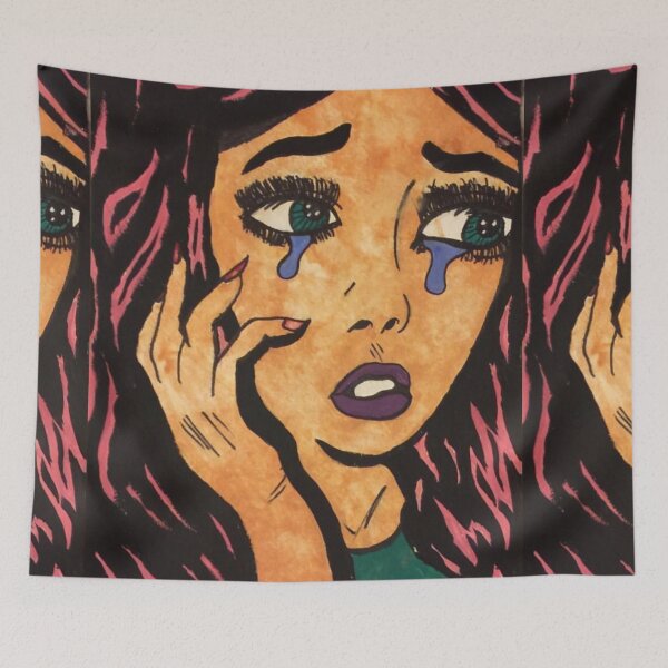 Item preview, Pretty When I Cry designed and sold by rwartbyrw.