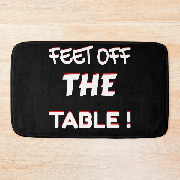 Item preview, Feet off the TABLE Cheese feet stink Christmas present designed and sold by GOOD-TIME.