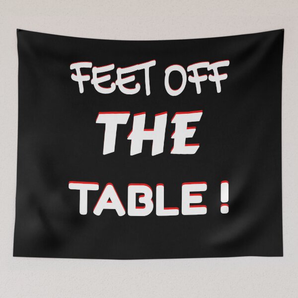 Item preview, Feet off the TABLE Cheese feet stink Christmas present designed and sold by GOOD-TIME.