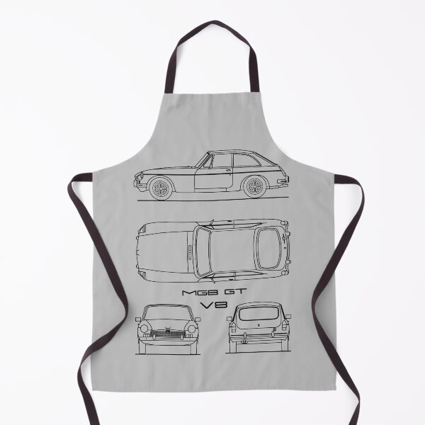 Item preview, The MGB GT V8 Blueprint Black designed and sold by rogue-design.