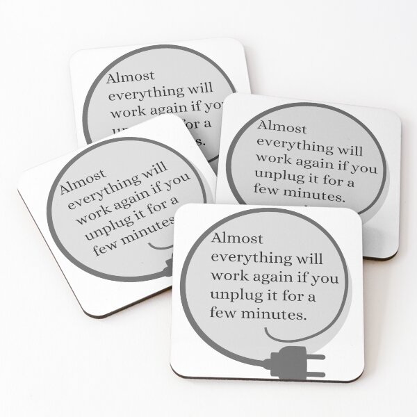 Item preview, Unplug Advice designed and sold by StickyFun.