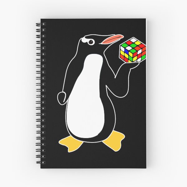 Item preview, Penguin with a rubik’s cube designed and sold by Revolutionized.