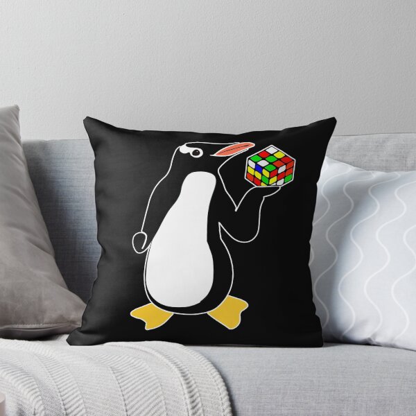 Item preview, Penguin with a rubik’s cube designed and sold by Revolutionized.