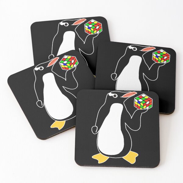 Item preview, Penguin with a rubik’s cube designed and sold by Revolutionized.