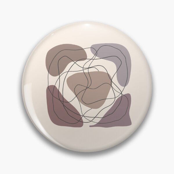 Item preview,  Boho Abstract Shape Warm Toned  minimalist Print designed and sold by zedonee.