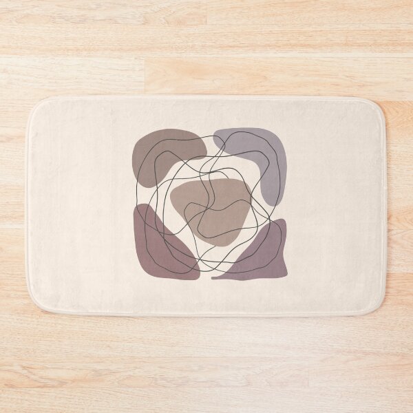 Item preview,  Boho Abstract Shape Warm Toned  minimalist Print designed and sold by zedonee.