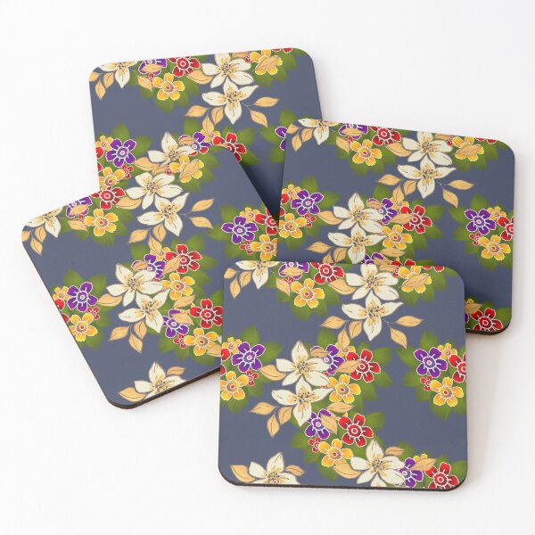 Item preview, *Flowers on the purple* designed and sold by Berezabella.