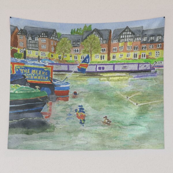 Item preview, By The Waterside in Northwich, Cheshire designed and sold by LymphomaLass.