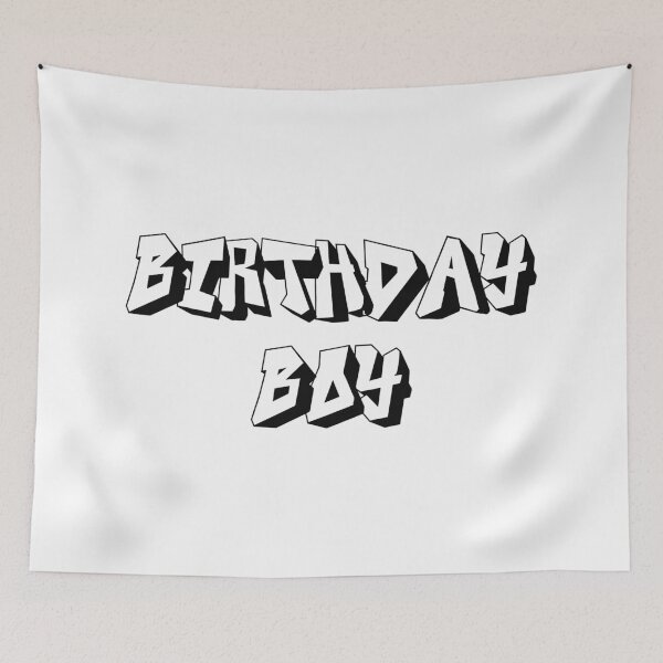 Item preview, Birthday Boy Black designed and sold by LPDesignsUK.