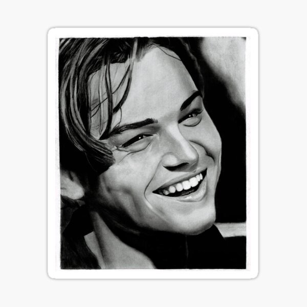 Item preview, Leonardo DiCaprio - Realistic Portrait Drawing designed and sold by Azhley11.