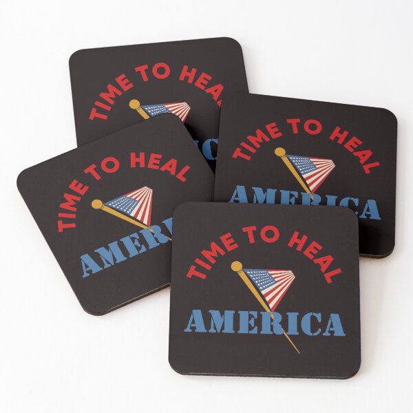 Item preview, Time To Heal America - Cool American Flag & Text Effects Gift designed and sold by leo121687.