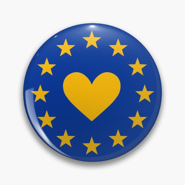 Item preview, I love Europe, heart, heartbeat, EU stars, flag, European Union, designed and sold by boom-art.