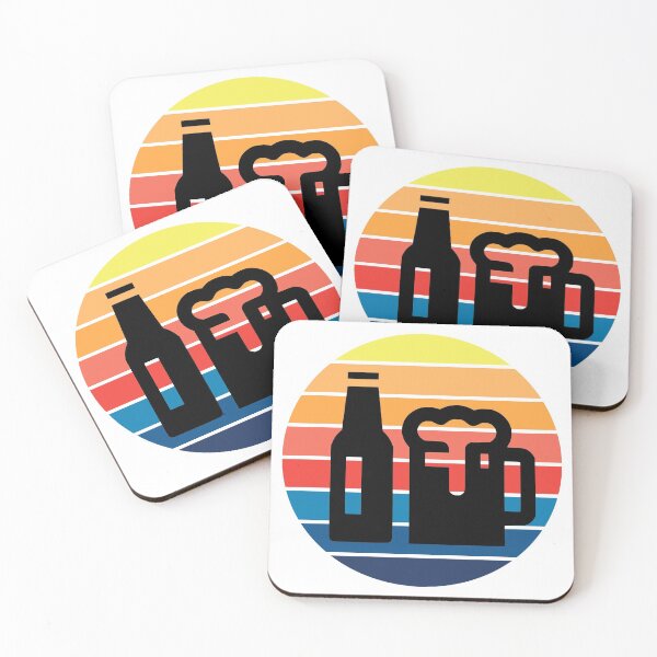 Item preview, Beer Bottle & Glass of Beer designed and sold by malibumanhattan.