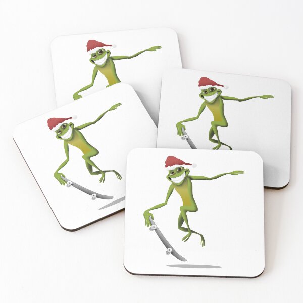 Item preview, Christmas Skate frog designed and sold by Scatch Spot.