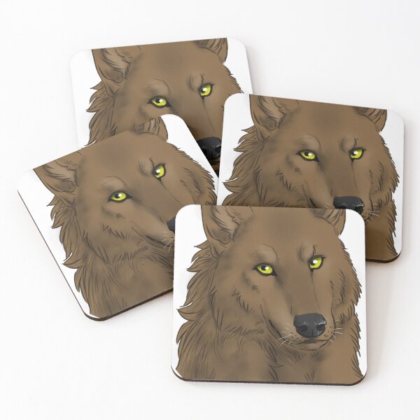Item preview, Serious, but somewhat smug, wolf head designed and sold by Furiarossa.