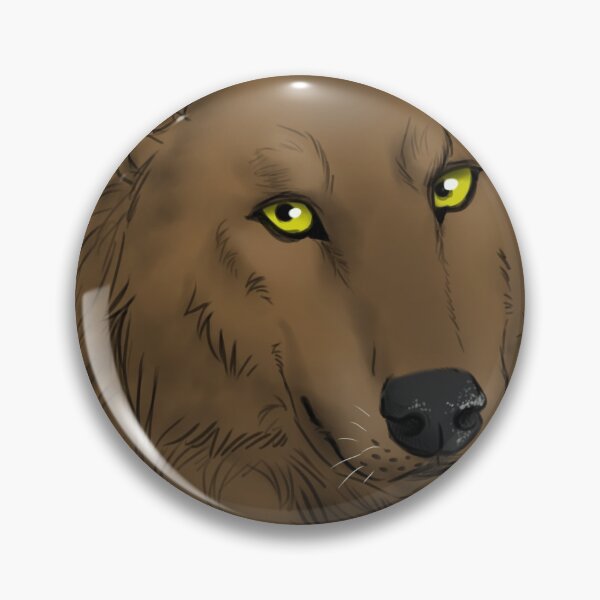 Item preview, Serious, but somewhat smug, wolf head designed and sold by Furiarossa.